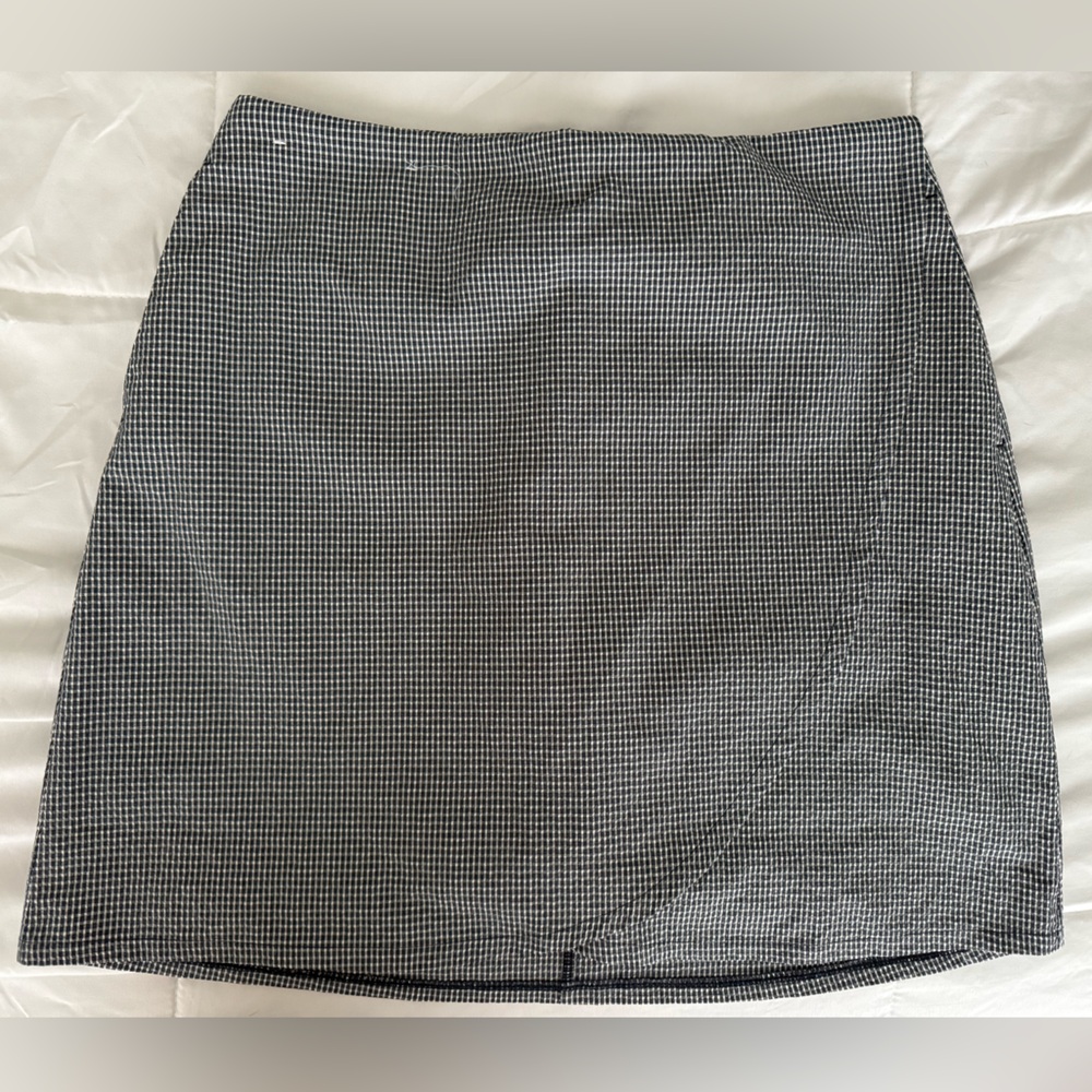 Lady Hagen Monochrome Checkered Golf Skirt